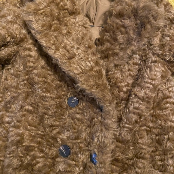 ZARA FAUX FUR COAT - Picture 2 of 10